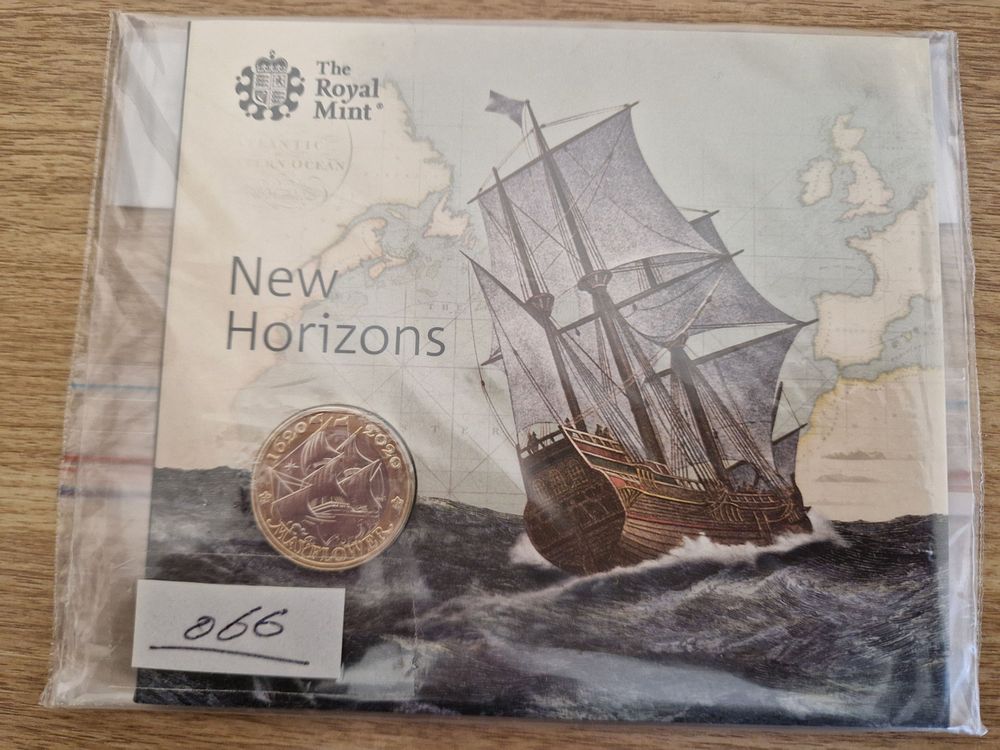 Lot 222: New horizons 2 pound coin