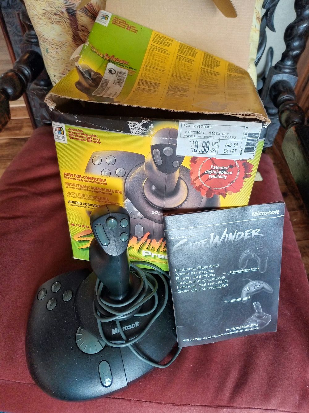 Lot 236: Micro soft side winder joy stick