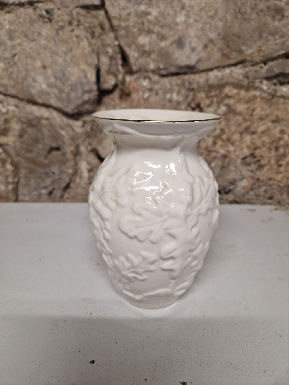 Lot 261: Belleek vase
