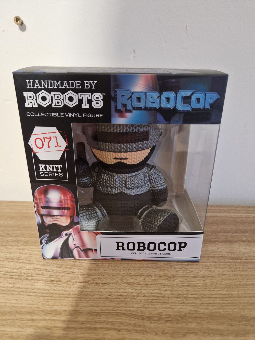 Lot 263: Robots Hand knitted robo cop