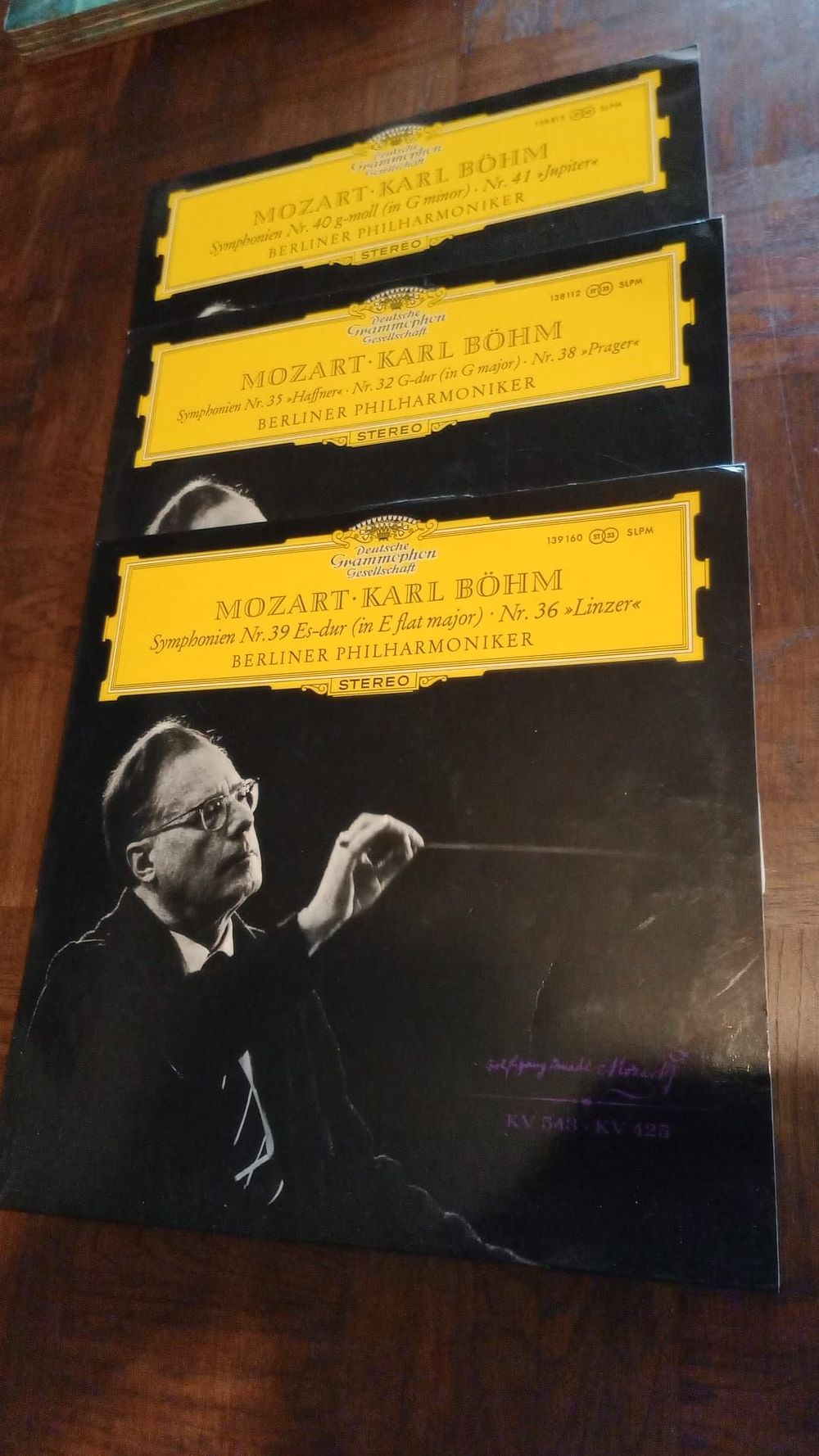 Lot 264: Berliner philharmoniker Mozart x 3