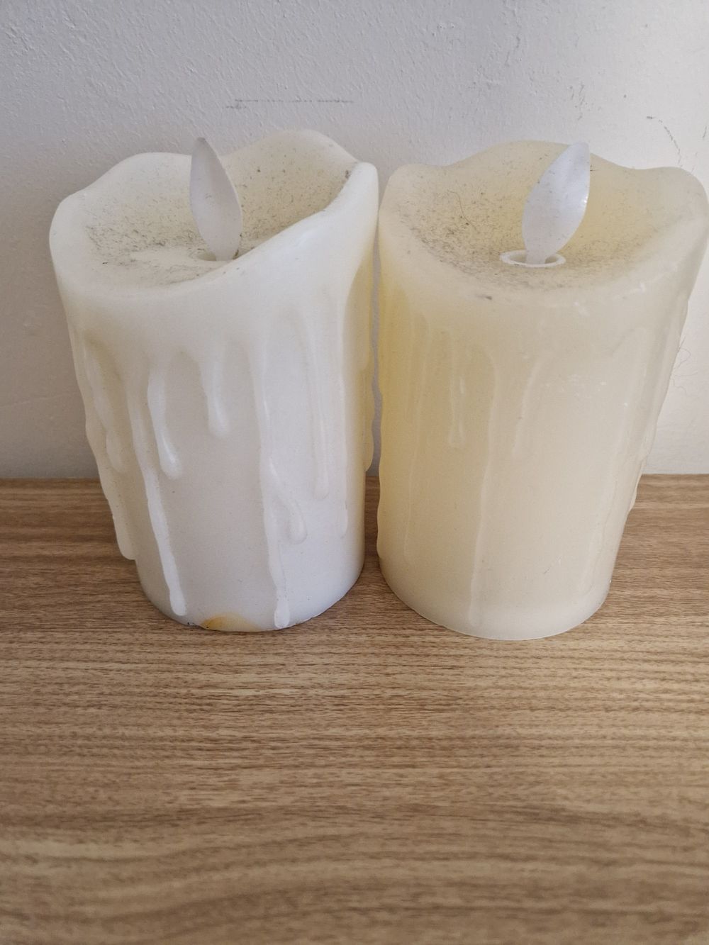 Lot 295: Two light up candles
