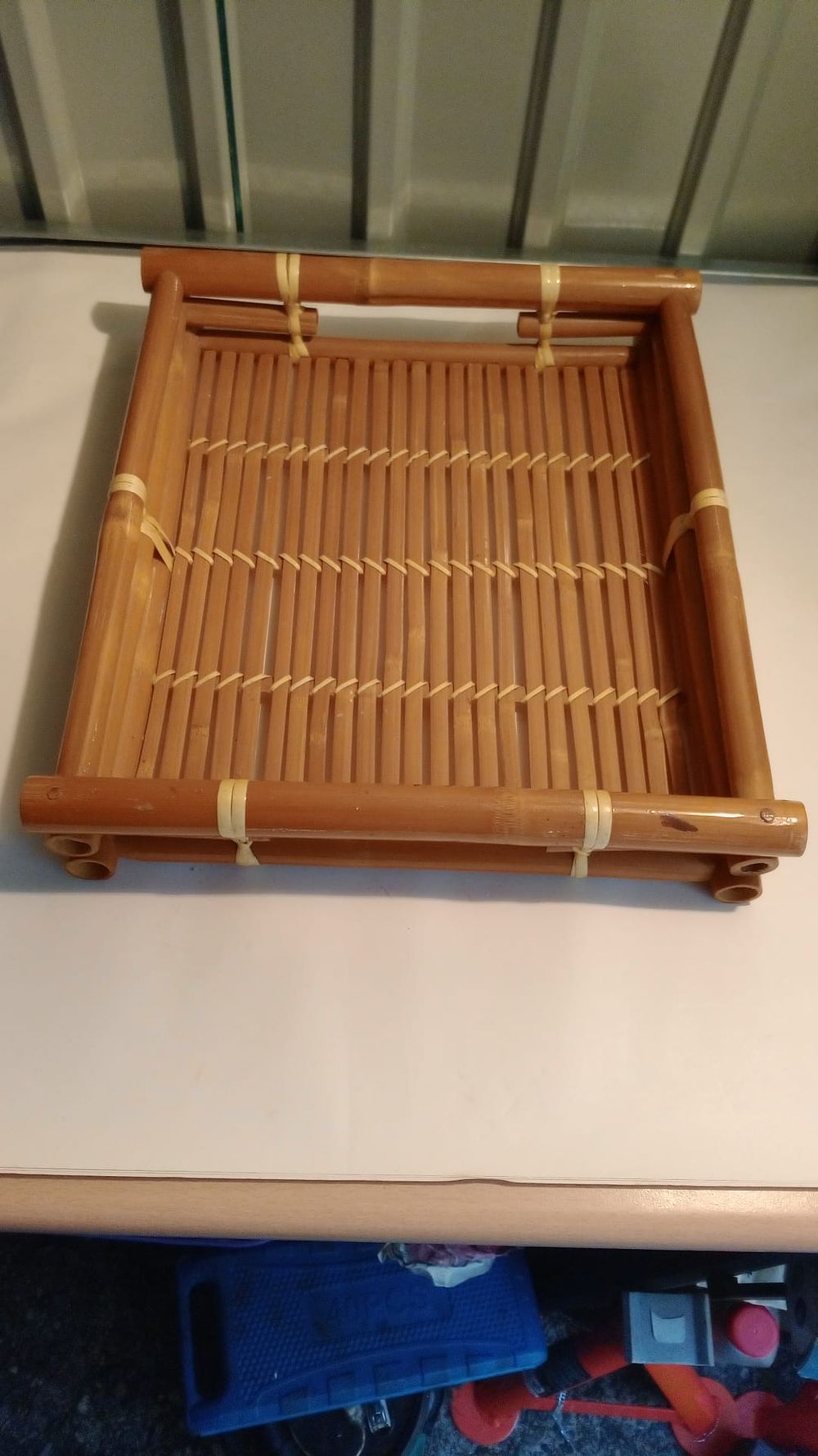 Lot 164: bamboo tray