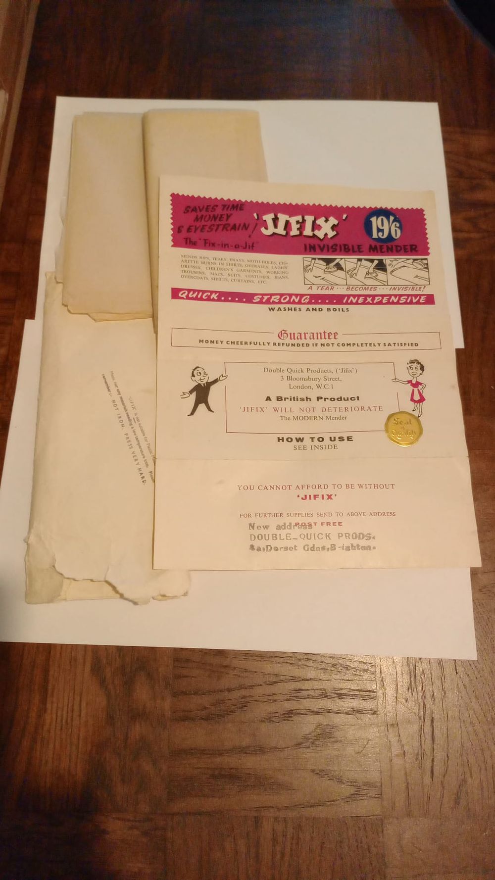 Lot 189: Jifix the invisible mender