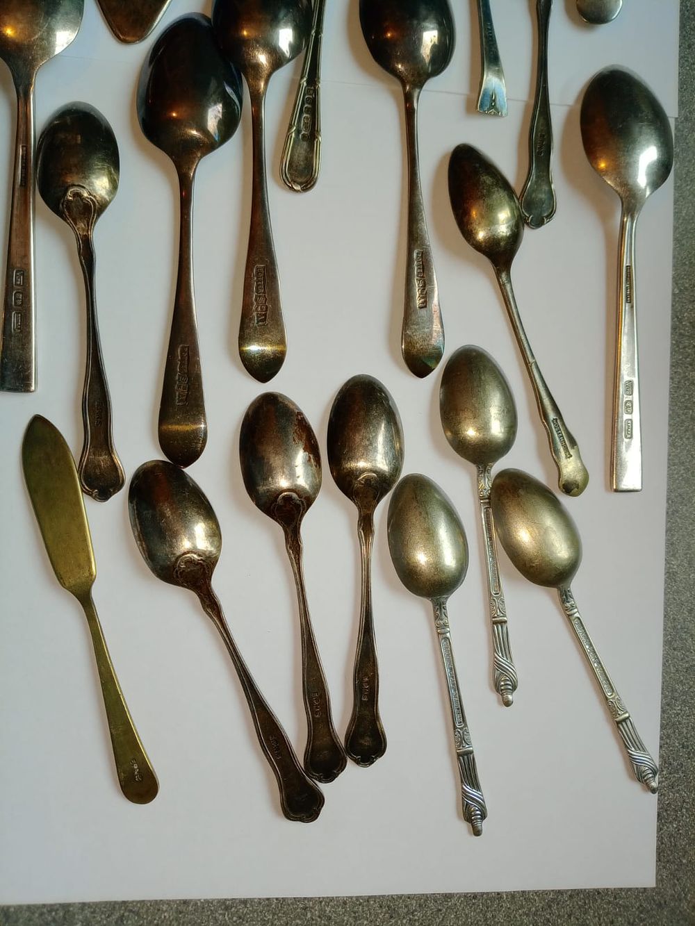 Lot 258: Mixed silver plated