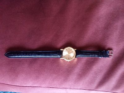 East sussex. Citron quartz watch working. Leather strap.as new.