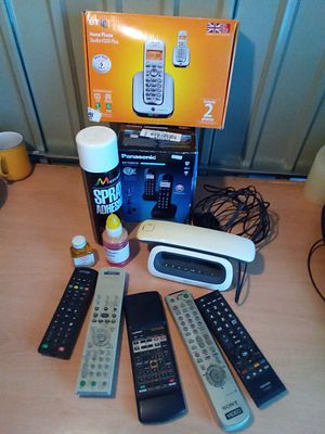 East Sussex. Mix of phones , Remote controls.Other items.