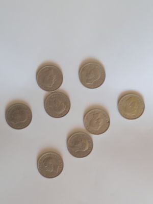 East Sussex . Four 1948 sixpences. Two 1949. Two 1951. All good condition