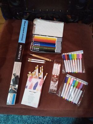 East Sussex White board markers with built in eraser, white jelly roll pens, 25happy ever after 