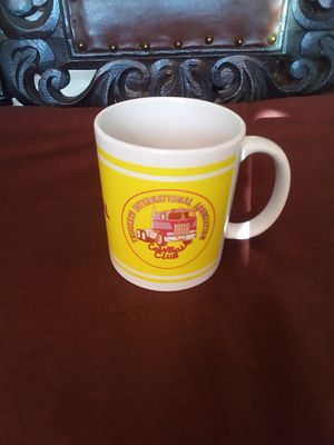Genuine Truckers international association. Vintage American mug.