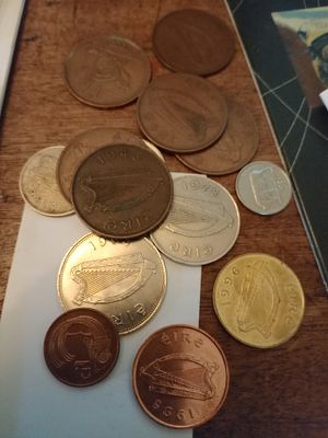 East Sussex. 1937-1996 Irish coins