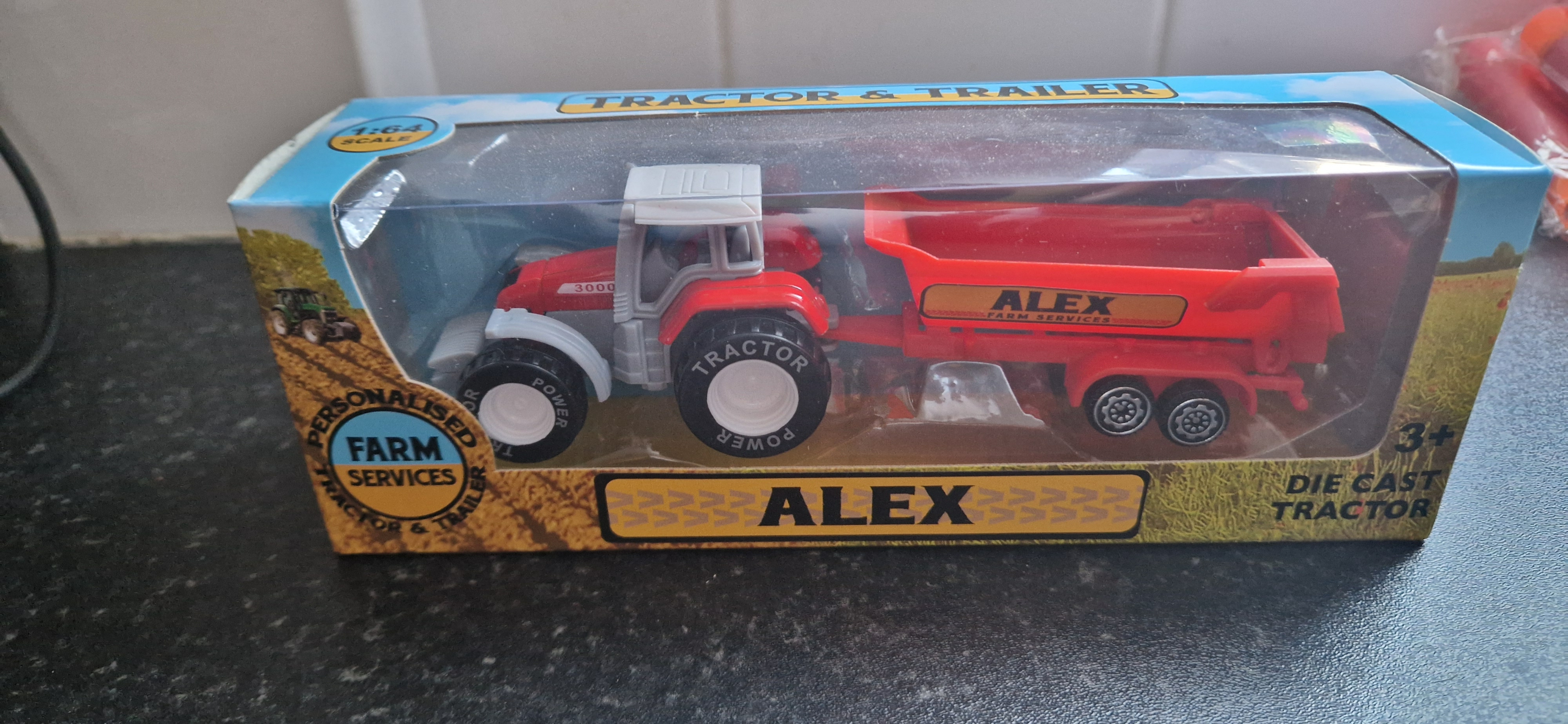 Kids named tractor toy