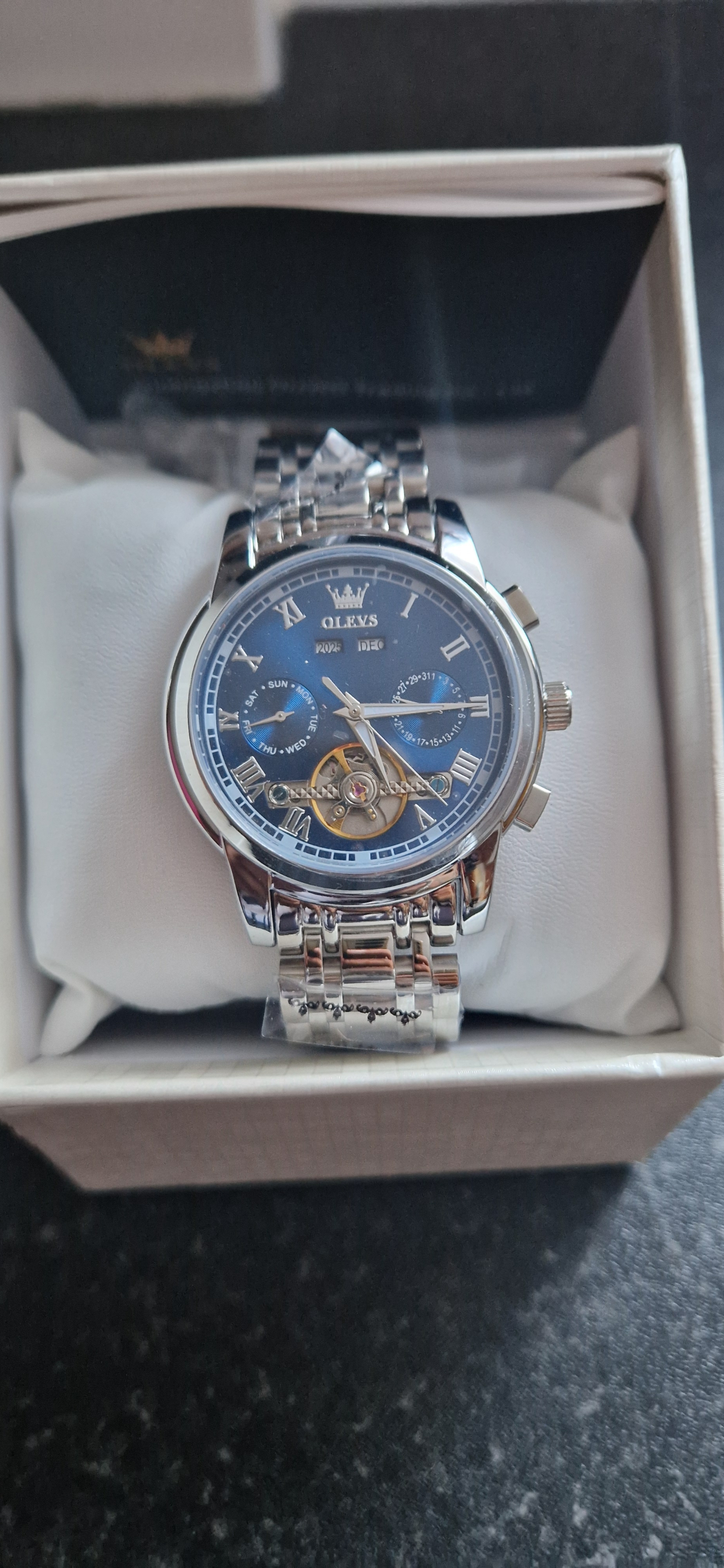 Olevs mens watch