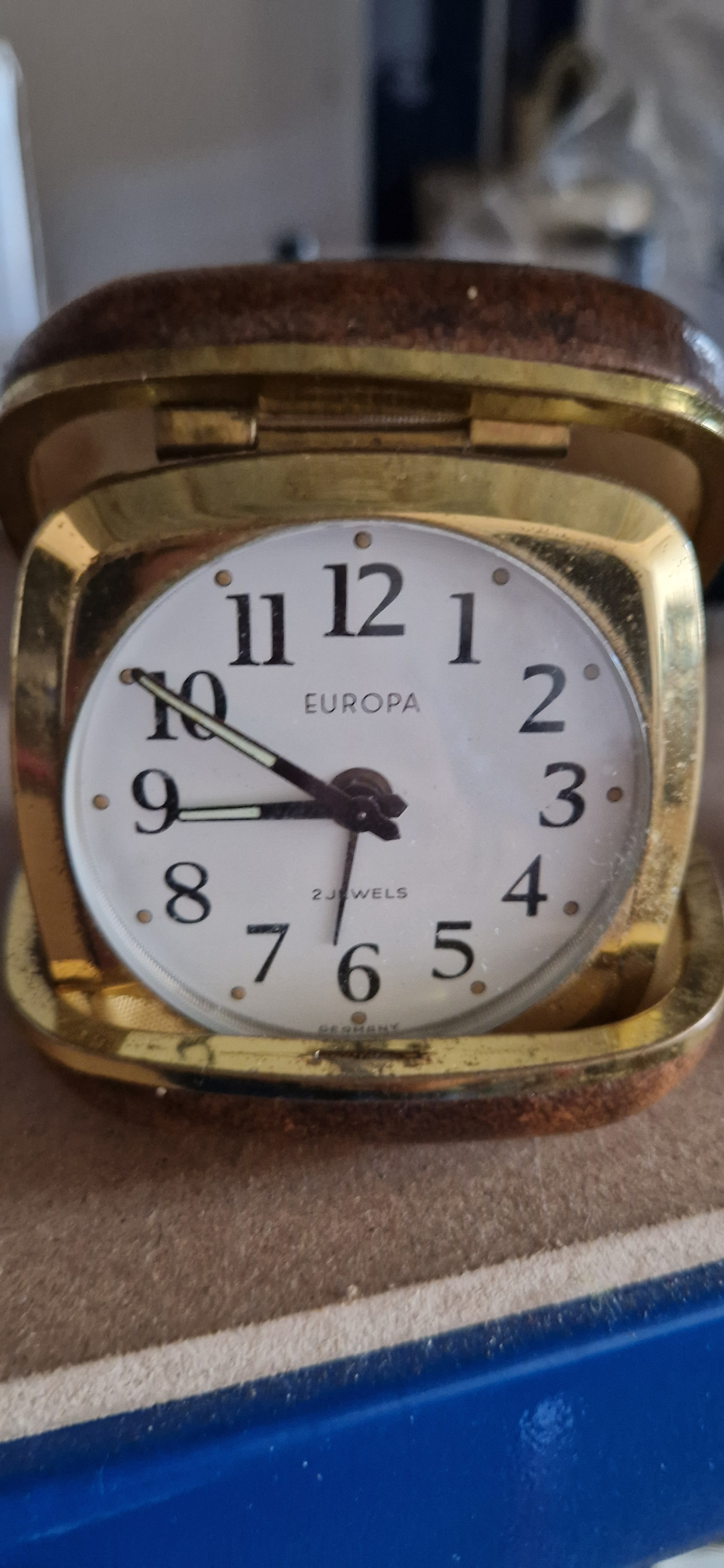 Vintage travel clock
