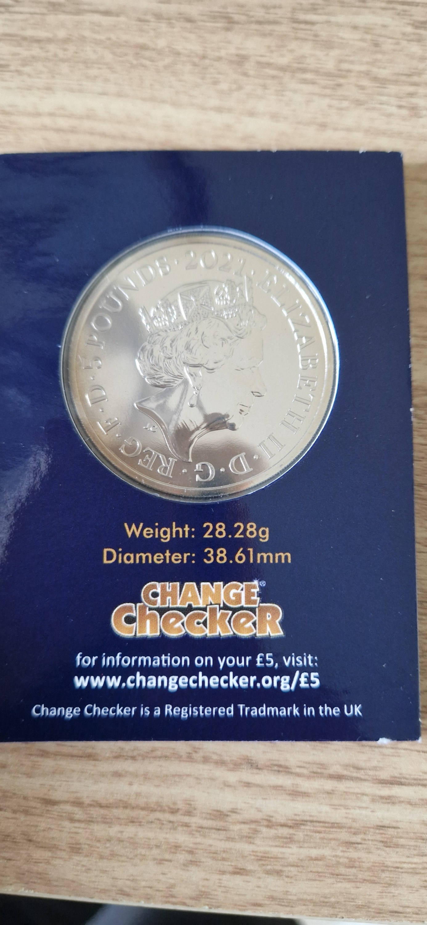 £5 royal coin