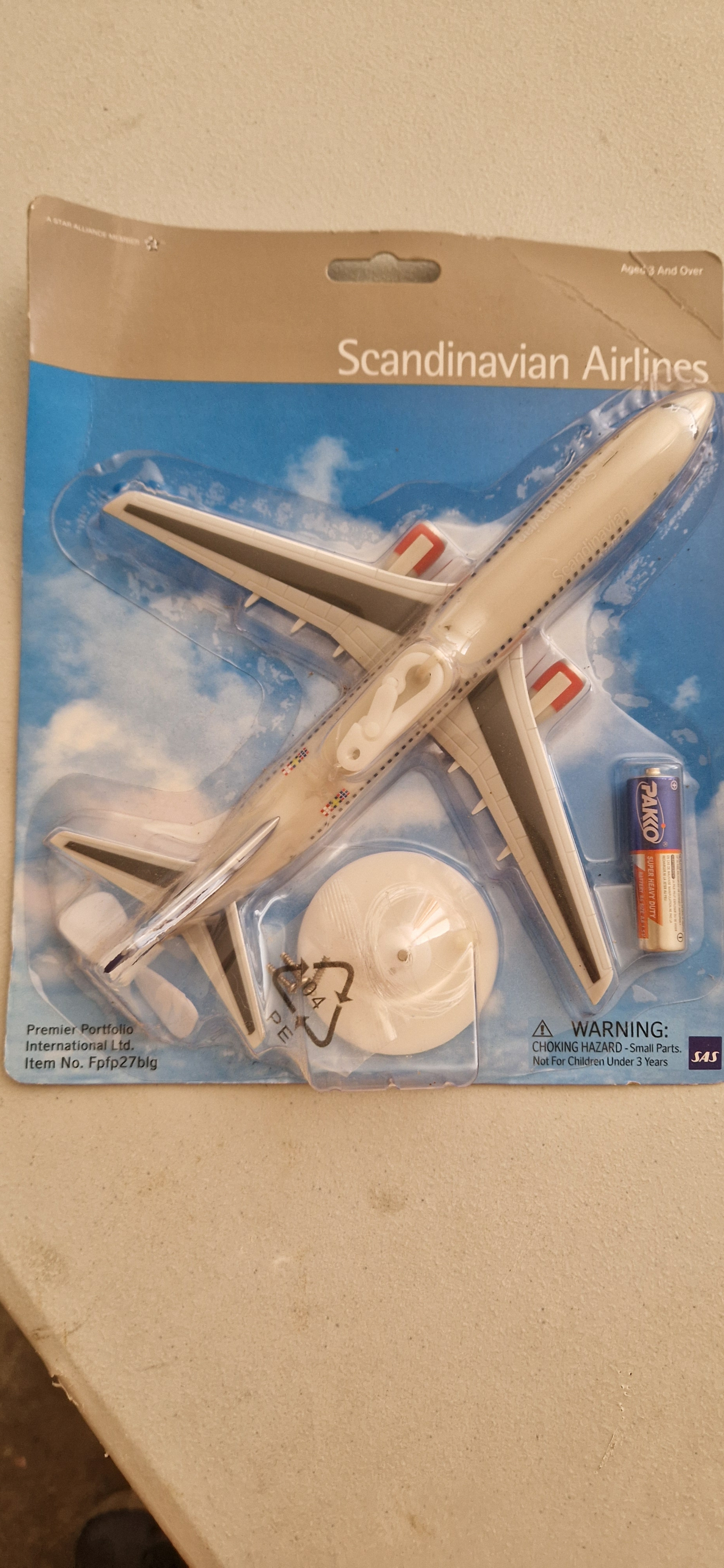 Scandinavian air lines plane