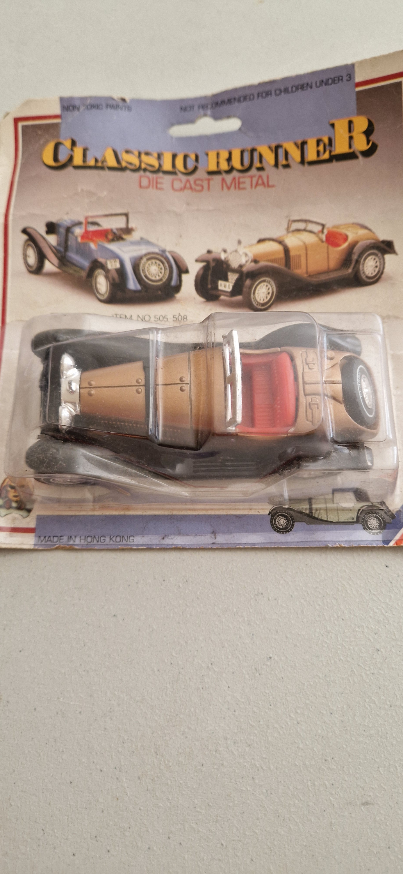 Vintage style model car