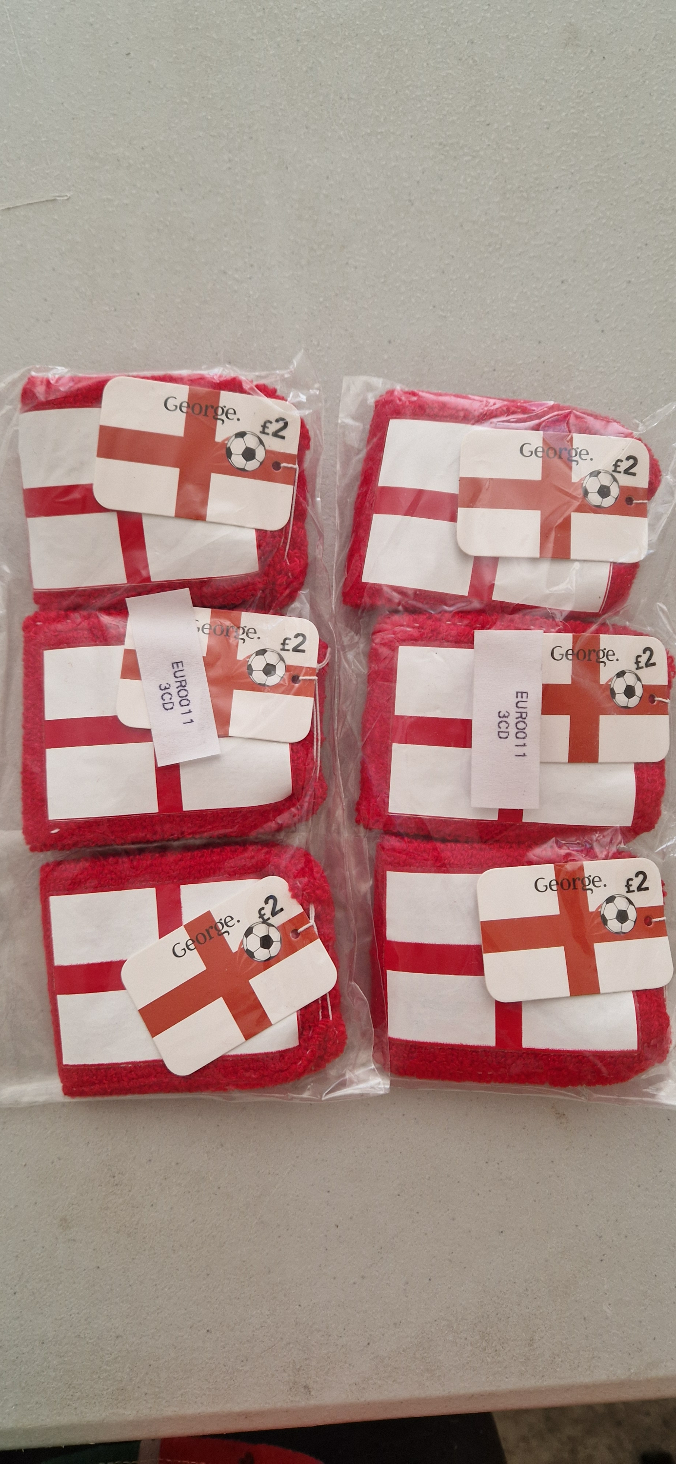 England sweat bands