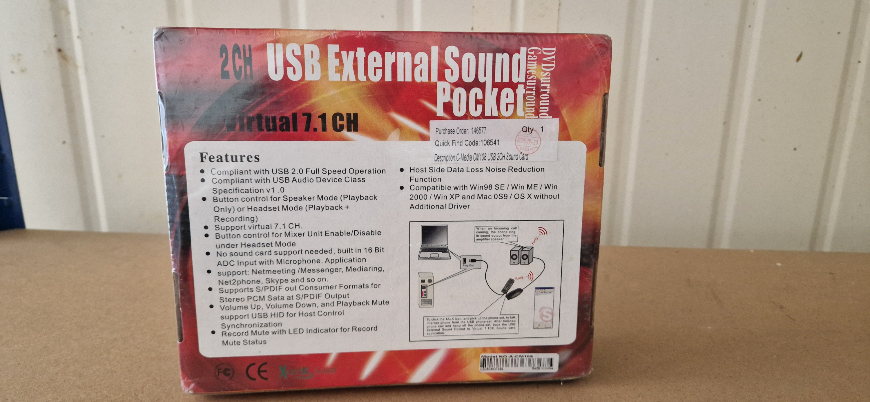 USB External sound pocket