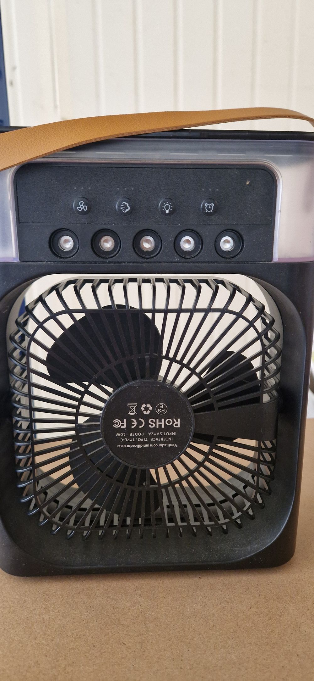 Lot 168: Bedside fan