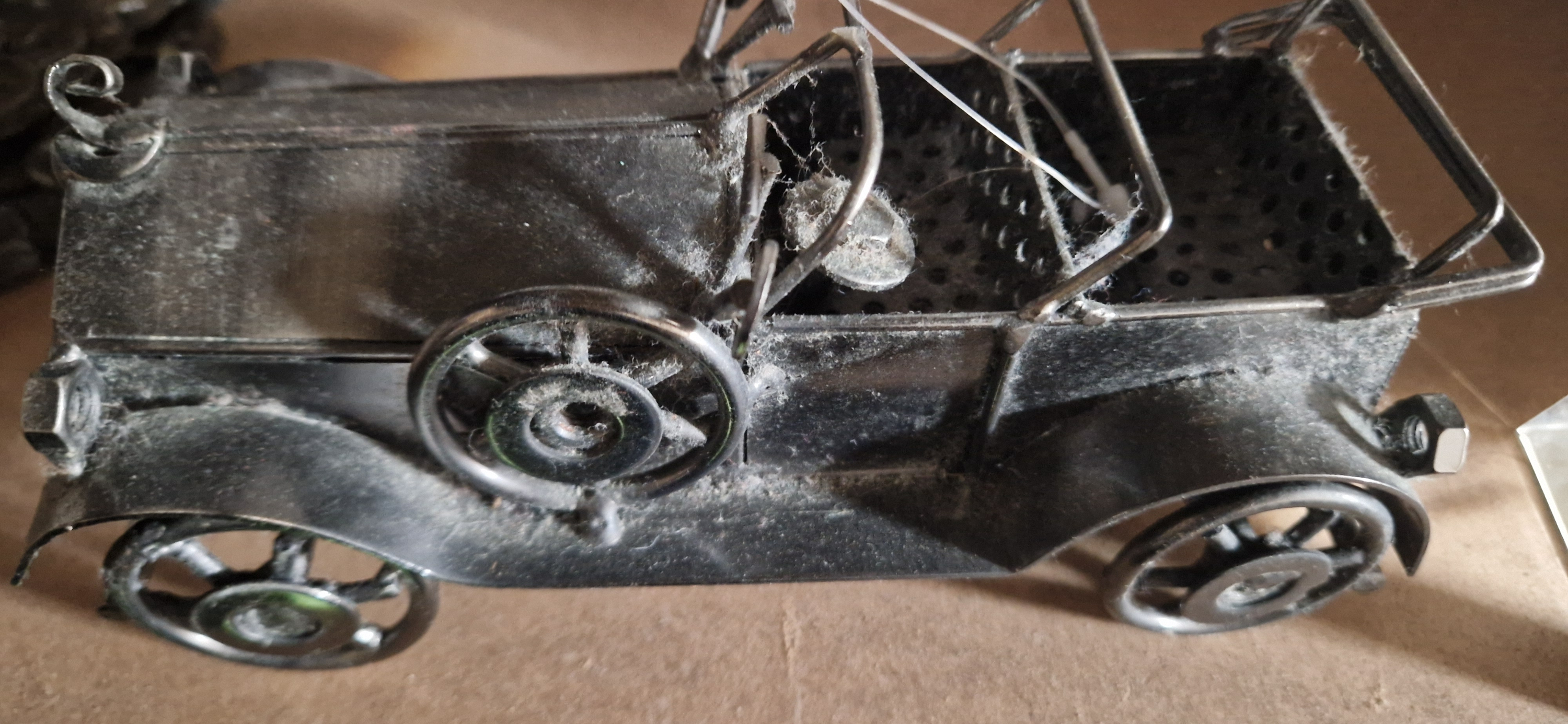 Large metal car