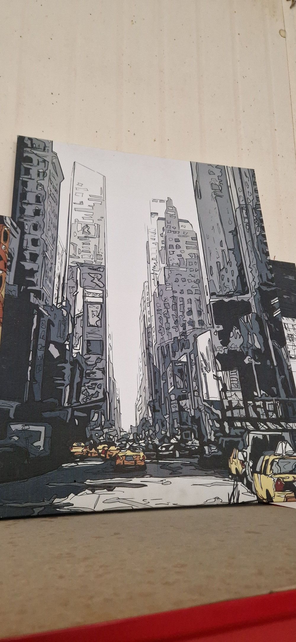 Lot 182: Large canvas