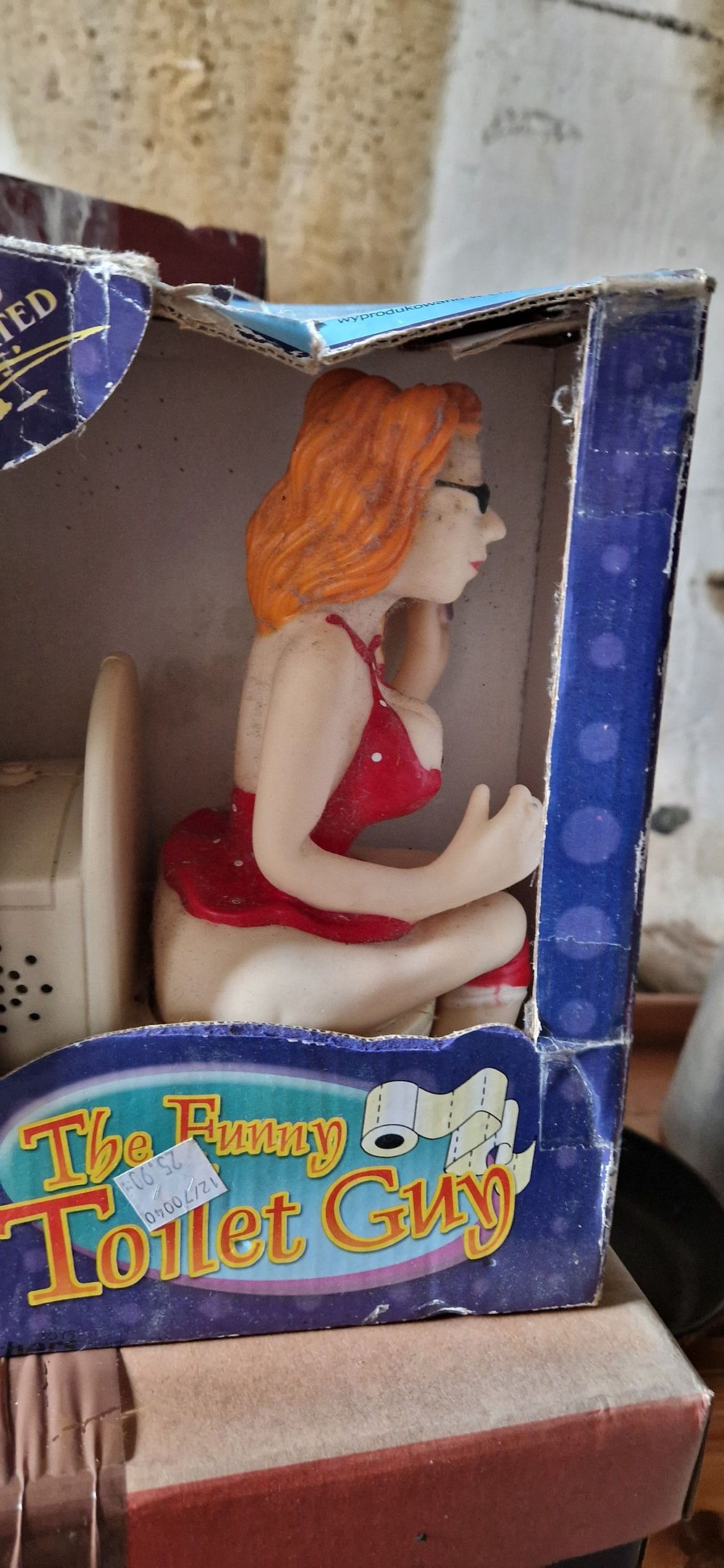 Lot 216: Funny toilet guy