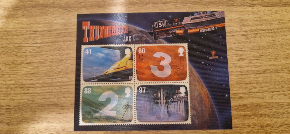 Lot 228: Thunderbird stamps