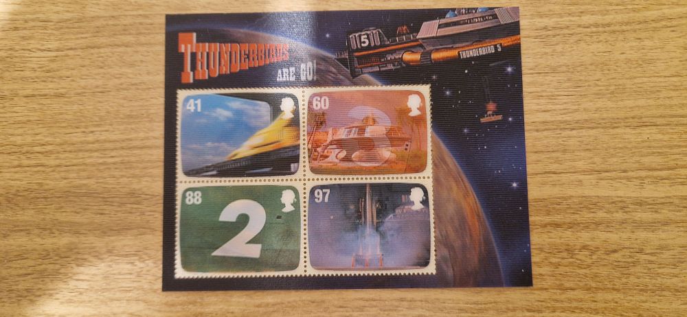 Lot 230: Thunderbird stamps
