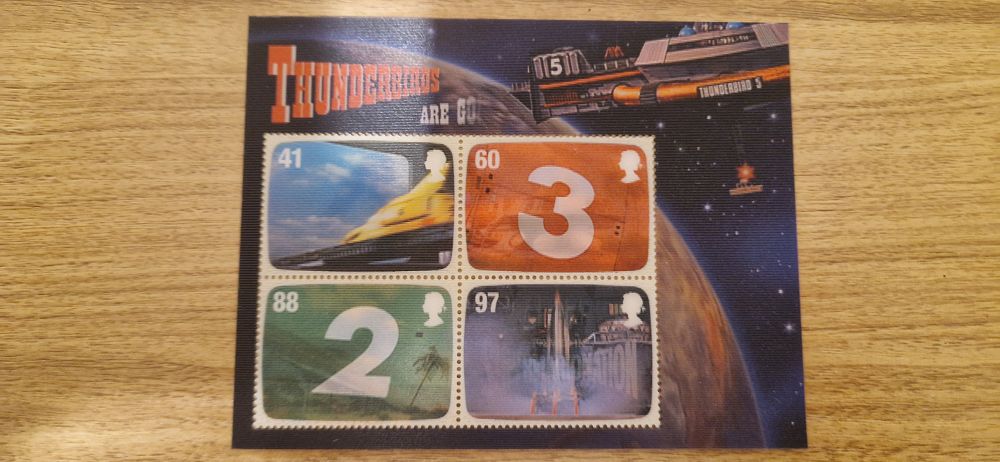 Lot 231: Thunderbirds stamps