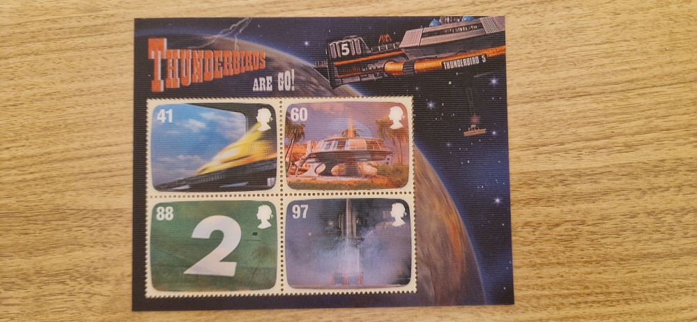 Lot 232: Thunderbirds stamps