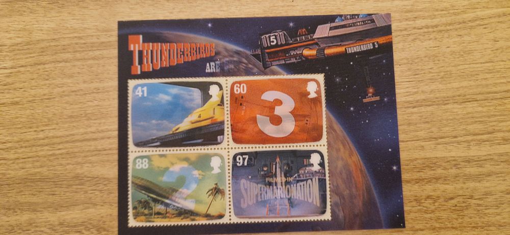 Lot 233: Thunderbirds stamps