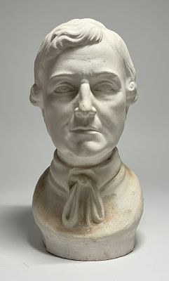 Scultura a tutto tondo rappresentante un busto virile 30x20. Quest'opera incarna l'eccellenza 