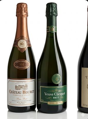 Tre bottiglie di vino e spumante . Il lotto comprende tre bottiglie di vino e spumante