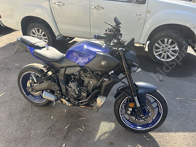 ימאהה MTO7 מודל 2025. 4,350 ק"מ, יד נוכחית: ראשונה, בעלות נוכחית: פרטי, רישום מקורי/מקוריות: פרטי