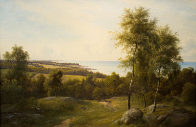 Emilio S&aacute;nchez Perrier (1855 – 1907) Картина &laquo;На морском побережье&raquo;. Последняя четверть ХIX 