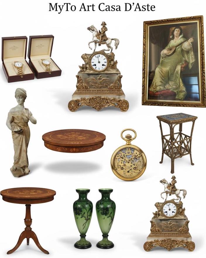 MyTO Art | Auction 22 | OFF-STAGE AUCTION: 80 Unmissable Lots! Gold Watches (Rolex/Bulova), Fine Jewelry, Paintings, and Rare Fossils.