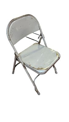 Lot of 4 Samsonite folding chairs, 1980s in green and grey metal. Lotto di 4 sedie pieghevoli 