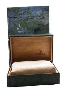 Vintage Rolex Watch Box Green Color