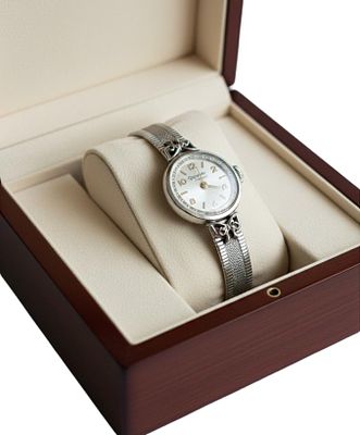 Gigandet Swiss - Orologio da Donna Vintage in Oro Bianco , diametro 16 mm, lungo 18 mm, peso 16 