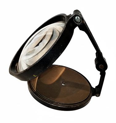 Grande Lente Contafile Professionale d'Epoca cm 15. Affascinante strumento di precisione, questa 