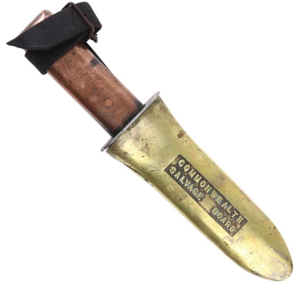 Lot 187: WWII Australian Commonwealth Salvage Board Knife