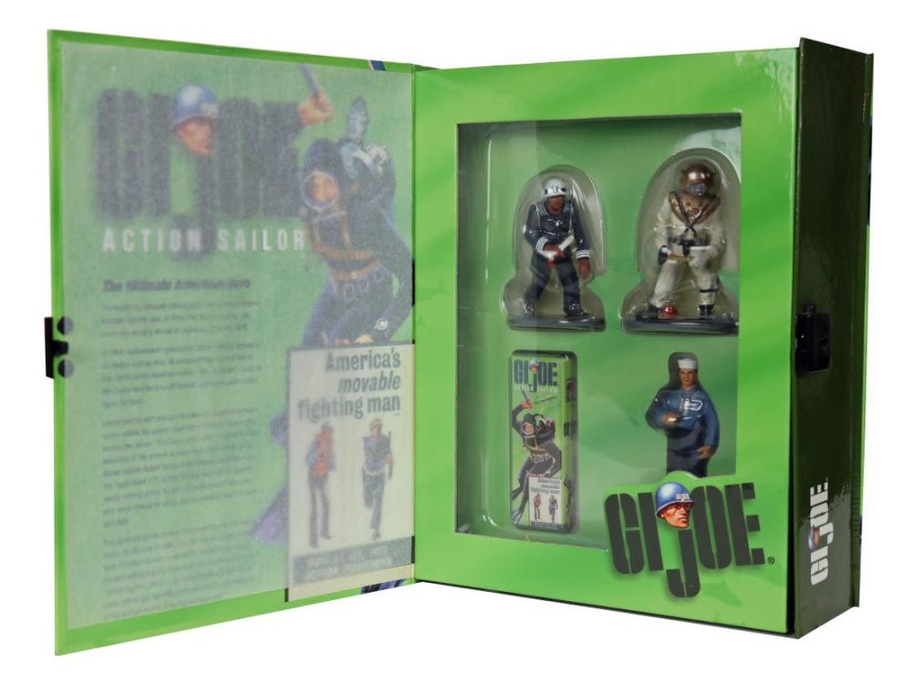 Lot 206: New In Box G.I. Joe Action Sailor w/ Diver 3 Piece Set