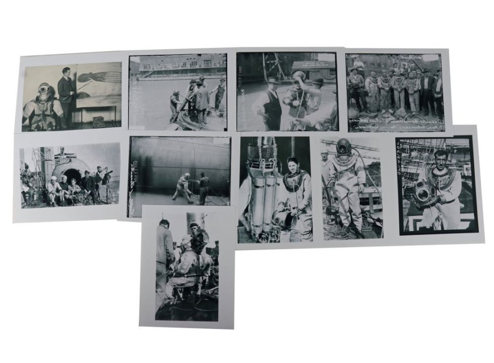 Lot 226: Vintage Diving Helmet Photographs Collection #3