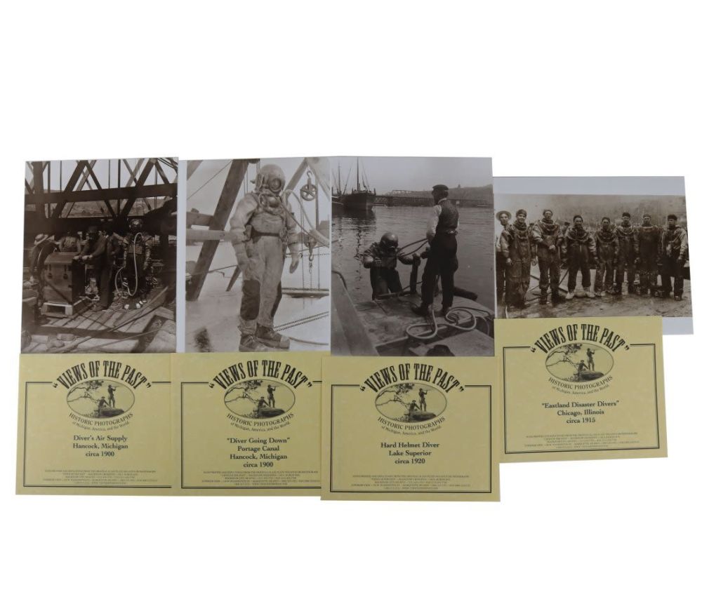 Lot 228: Vintage Diving Helmet Photographs Collection #5