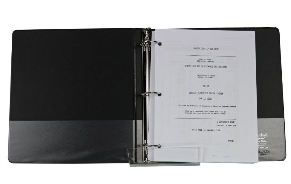 Lot 232: US Navy Mark 12 Diving Helmet & Rebreather Technical Manual