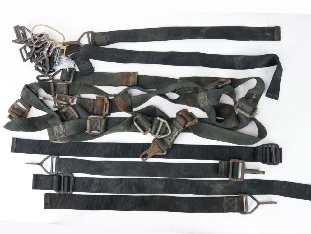 Lot 243: US Navy Mark 12 Diving Helmet Harness & Hardware