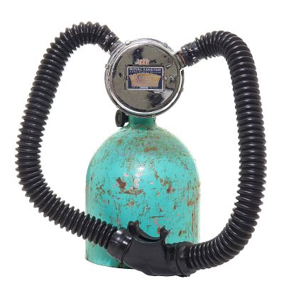 1965 US Divers Royal Master Double Hose Regulator. This is an excellent example of a 