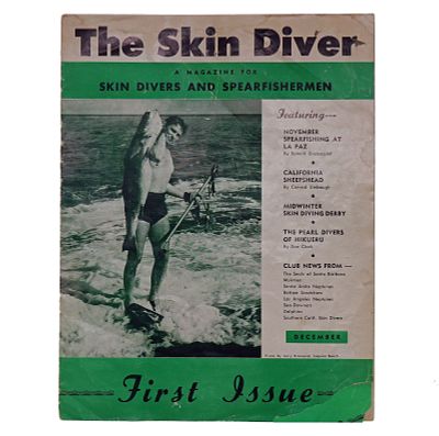 The Skin Divers Magazine Issue #1 December 1951. The crown jewel of any library of scuba diving 