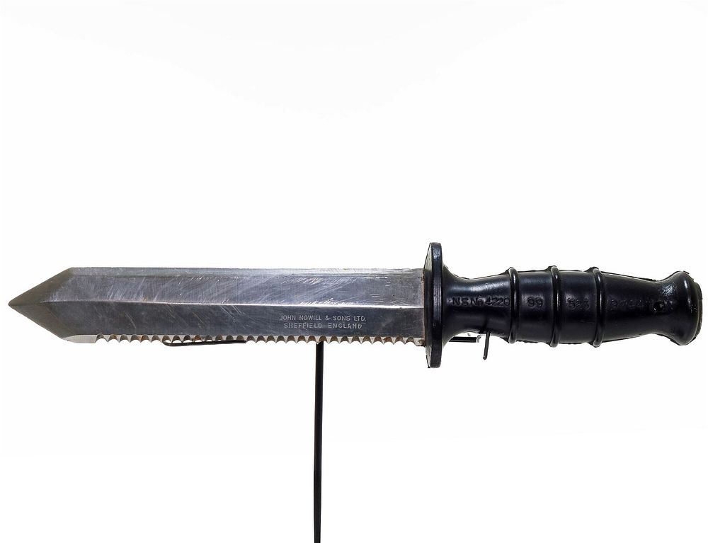 Lot 157: British Royal Navy NATO Divers Knife John Nowill